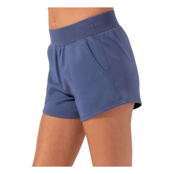 Threads 4 Thought Ellory Track Shorts Blue Tricot Knit Athletic Pull-On M - Picture 3 of 11